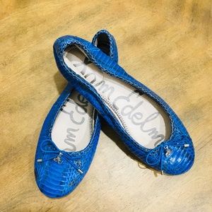 Sam Edelman snakeskin flats